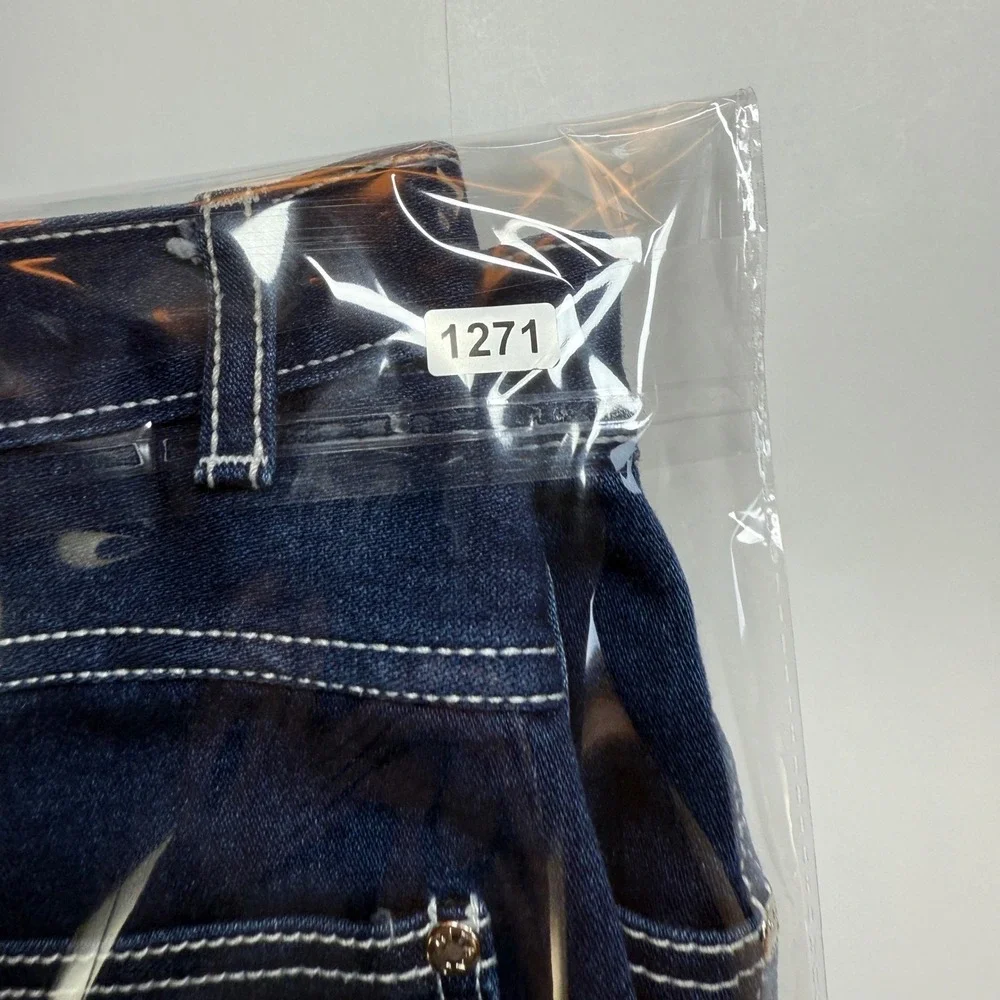 Vintage Gitano Denim Hot Shorts Frayed Hem High Waist 90s Y2K Size 25 Jorts